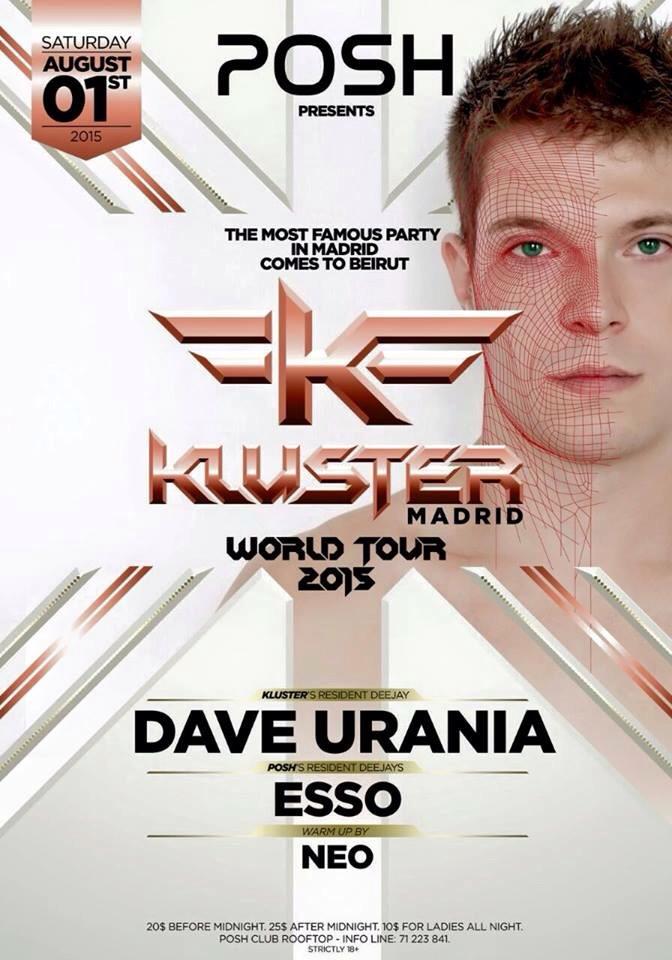 KlusterMadrid's tweet photo. #Posh presenta Kluster #worldtour en #beirut, con #daveurania ¡Traspasando fronteras! http://t.co/WMBPbix76Z