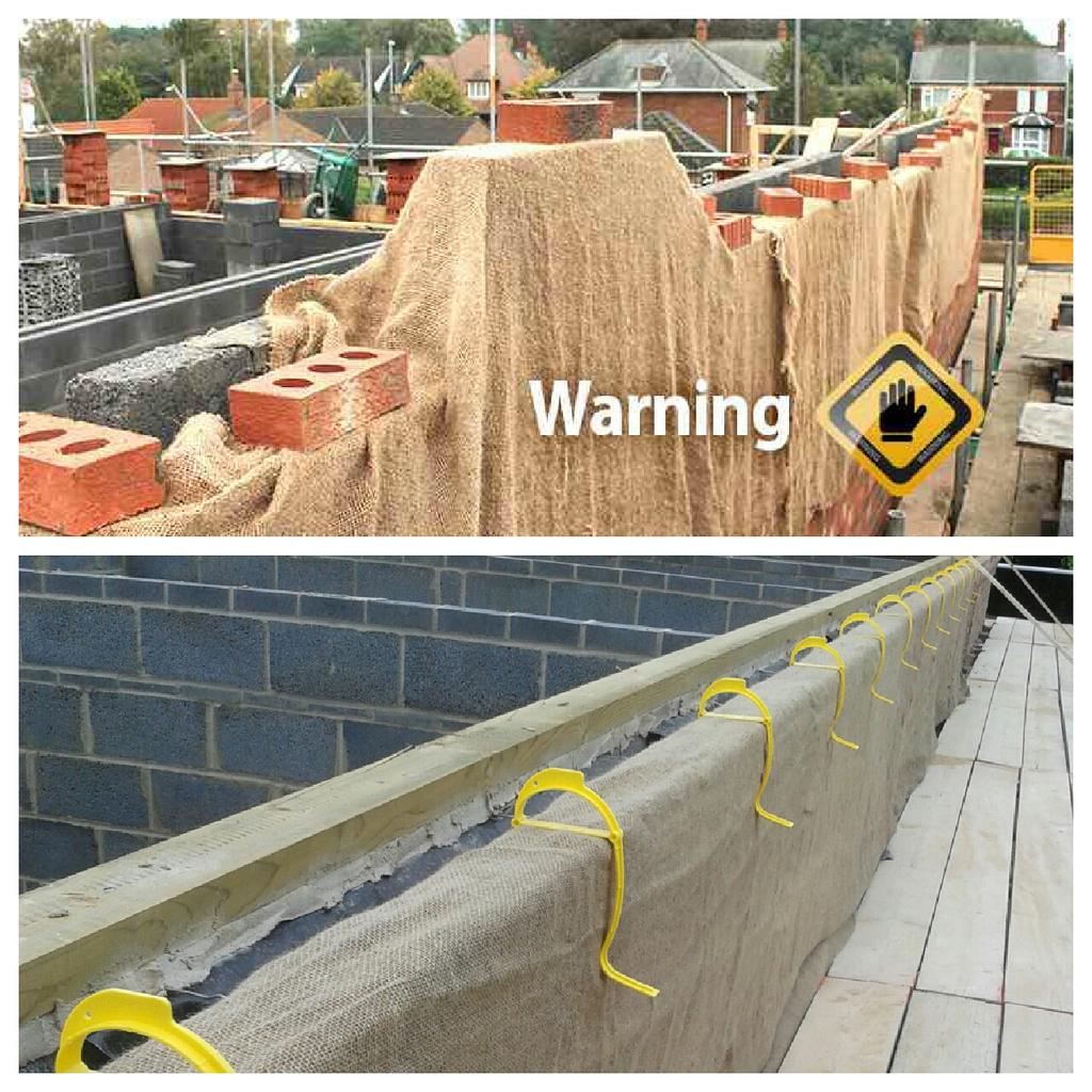 Can anyone see the obvious danger in this picture? Hessiclips create a safer working environment,#lowcostalternative