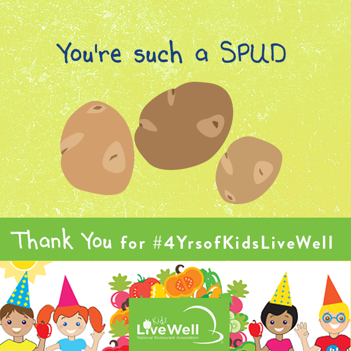 KidsLiveWell's tweet photo. #ProTip: Encourage your favorite restaurant to join @KidsLiveWell, get in touch with us! #4YrsofKidsLiveWell http://t.co/YqkQt3cYMW