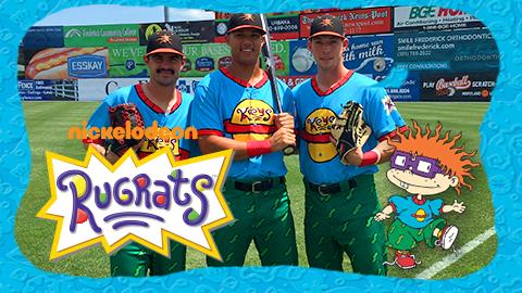 FrederickKeys's tweet photo. Fri. July 31st - 90s Nickelodeon Night w/ special jerseys! More info here: http://t.co/55nZxKua3q @NickSportsTV http://t.co/k1nQ1Zcvd3