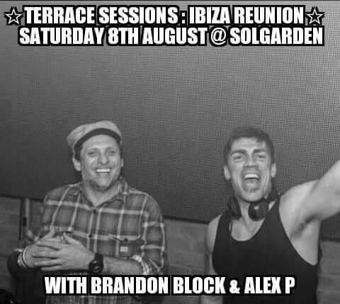 solsticepub's tweet image. What a party this will be. @solsticepub #terracesessions #brandonblock &amp;amp; #AlexP #spaceibiza #legends #housemusic
