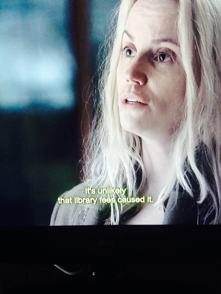 Genevievela's tweet image. Woah #thebridge #libraryfines #SRSLY