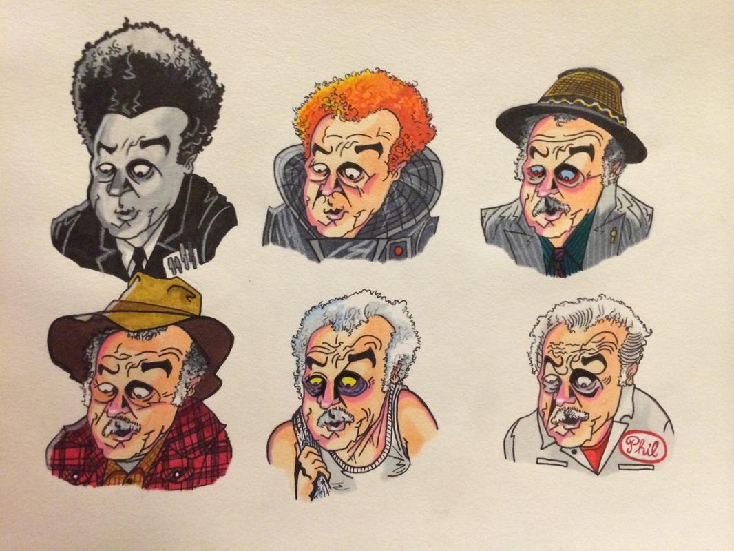 Nance: 1977, 1984, 1986, 1989, 1990, 1997.

Jack Nance in his six David Lynch film appearances. By <a href="/PensAndStitches/">Pens and Stitches</a>.