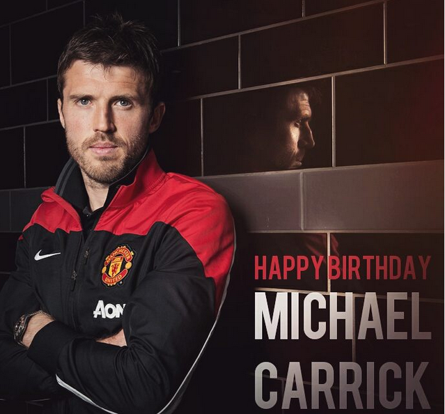 Happy Birthday Michael Carrick <3  