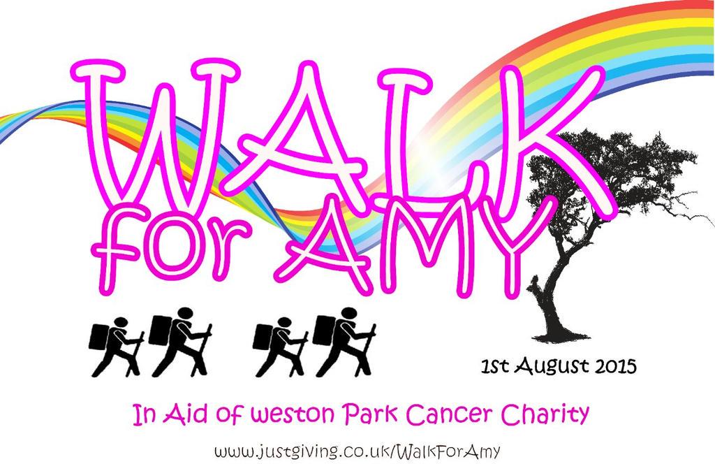 TWWhittaker's tweet image. We're walking 25 miles through the Peaks this Saturday to raise money for @WPCancerCharity justgiving.com/walkforamy