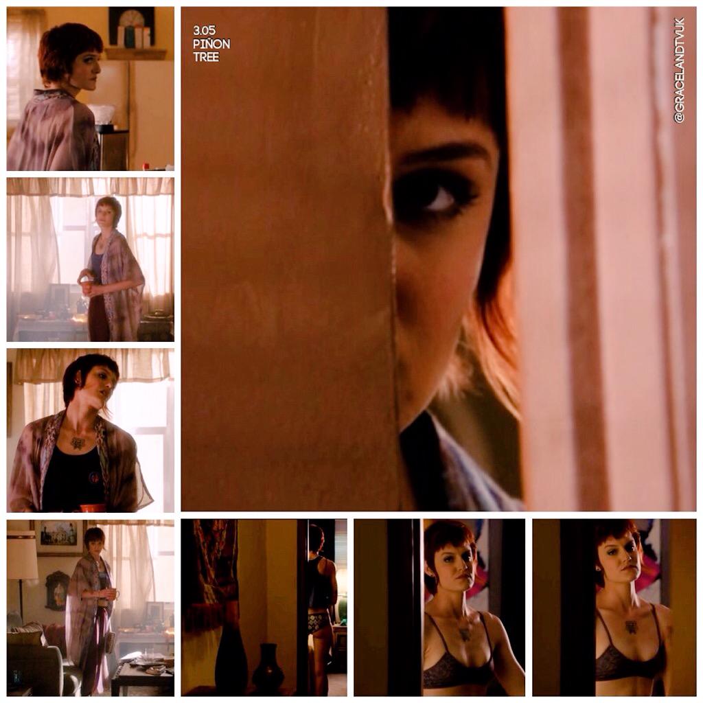GracelandTVUK's tweet photo. Snapshots from #GracelandTV 3.05 Piñon Tree #MadisonFeigl @Kampko #GLTree http://t.co/uSlLKA1jNE