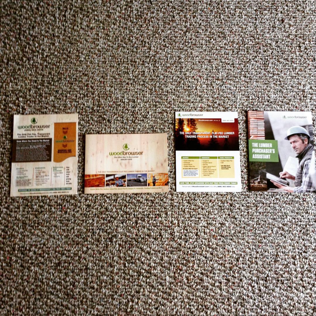 Woodbrowser's tweet photo. Woodbrowser mailers from over the years #TransformationTuesday #LumberTraders http://t.co/em7RaqFLsj