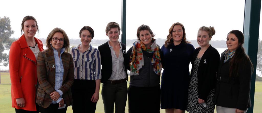 LauraBruce's tweet photo. Big thanks again to @pipcourtney and @roseycatherine for coming to our first #WACWomen brunch! @sal_poole http://t.co/xUsZeXWrVT