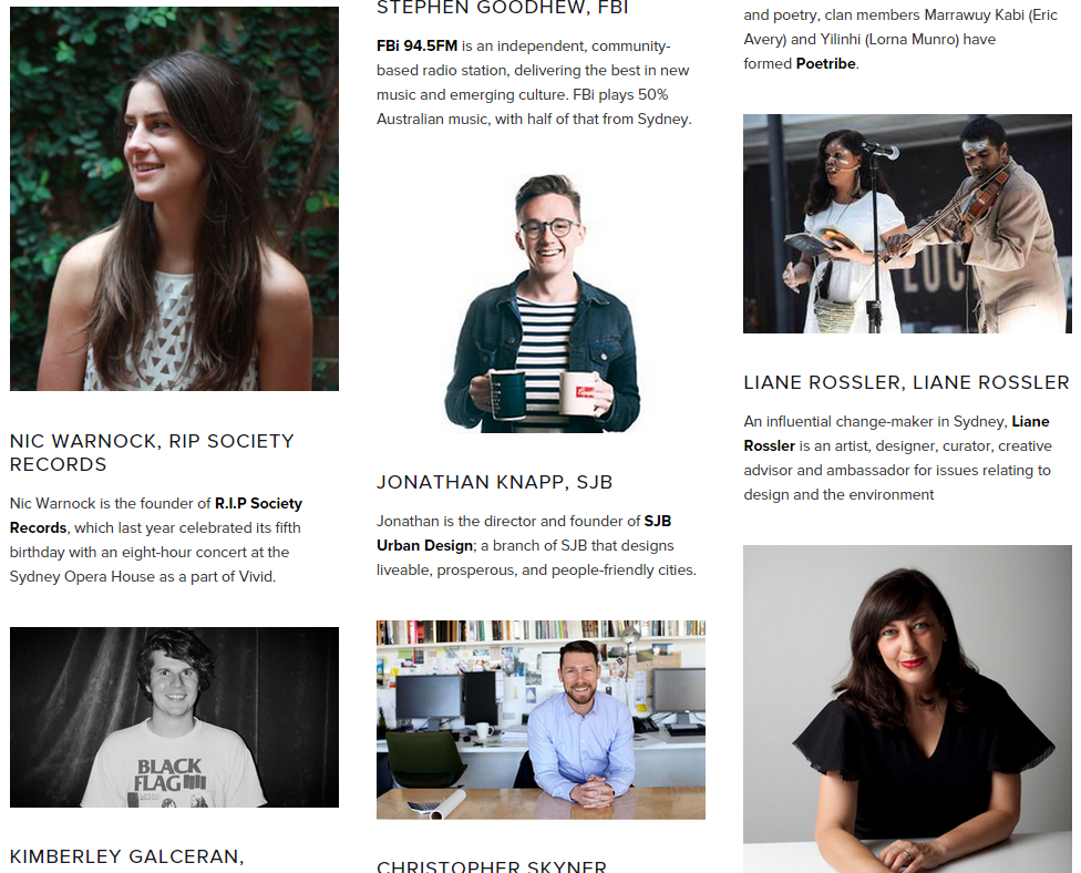 IdeaBombingSyd's tweet photo. #Sydney's creative movers and shakers... our Alumni just keep getting better! http://t.co/3qjdpoWkzQ #ideabombing http://t.co/4hFwW3Wa8i