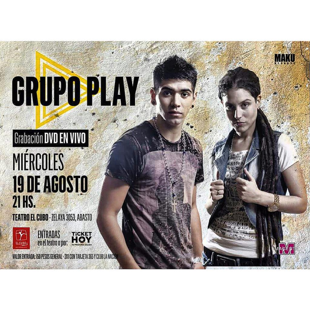 SofiProduccion's tweet photo. #playalcubo 19 de agosto 21hs #teinvitoabailar #dvdenvivo  #magentadiscos #grupoplay #inimitables http://t.co/yEHIpnw2hs