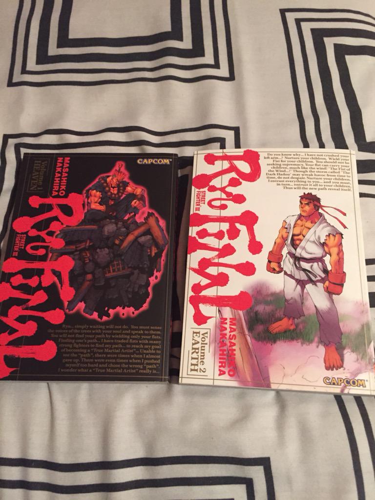The1LikeSaf's tweet photo. Re-reading Ryu Final. Such an amazing book/s. A must read! #ryufinal #streetfighter @UdonEnt @StreetFighter http://t.co/itRXBUP34l