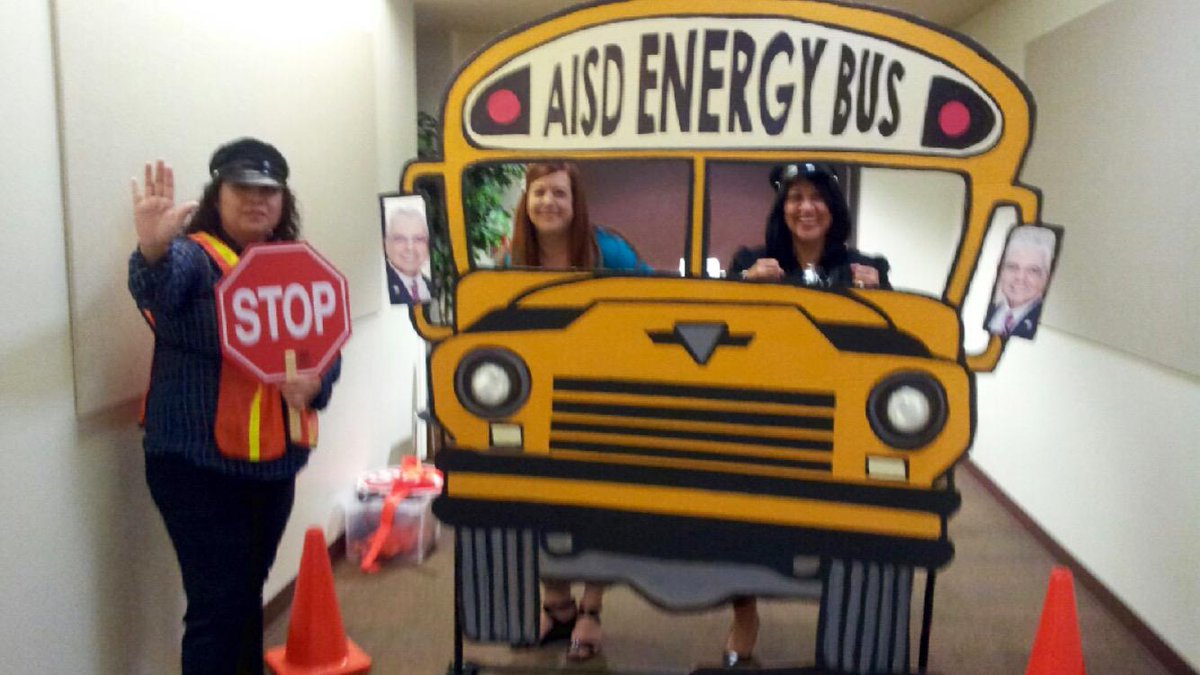 Let's get this school year started! #aisdleaders #aisdenergybus