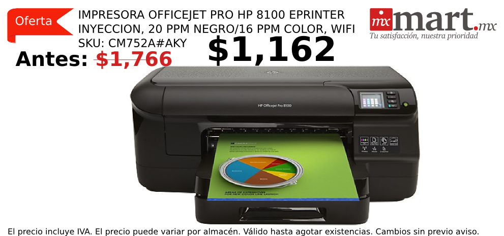 mxmartmx's tweet photo. #findemes #mejores #ofertas #MxmartMx #Impresora @HPMexico OFFICEJET PRO 8100 SKU CM752A#AKY http://t.co/grgYg5zZki http://t.co/wqI9amzXUq