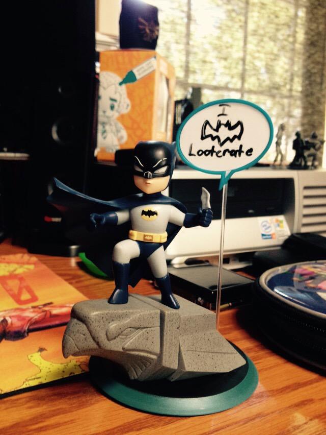 Megaman2012Pt's tweet photo. @lootcrate Batman has officially gotten cooler. http://t.co/oLvcR7p6i2