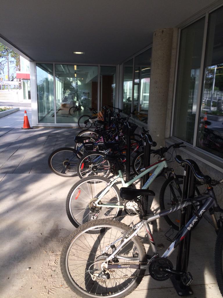 shelleycarroll's tweet photo. Check out how many people cycle to Fairview Library on a Tuesday night! #TOpoli #TOcycles @Ward33Team http://t.co/A9sSuuygeW
