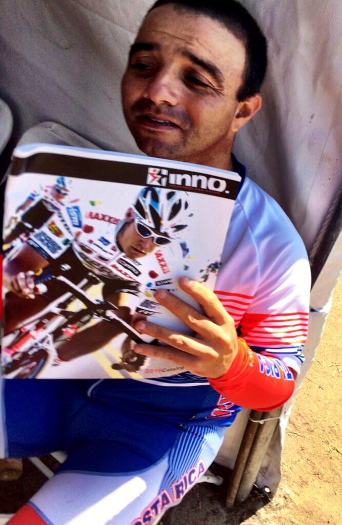 Each of the cyclists at @LA2015 is getting to know <a href="/TweakHamilton/">Nic Hamilton</a> from his @JellyBellyTeam days.