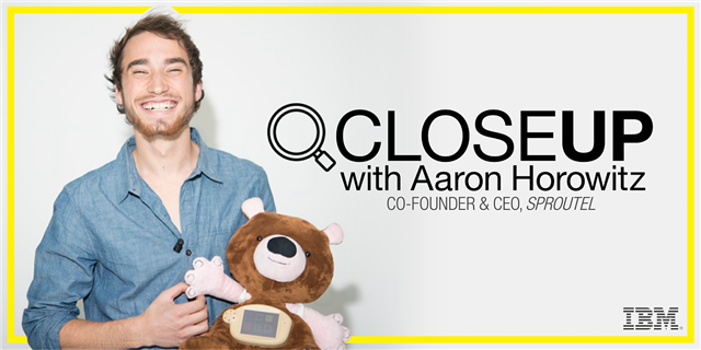 ambarmstrong's tweet photo. Meet @aaronjhorowitz, Co-Founder and CEO of Sproutel. Our #NewWayToStartup winner! http://t.co/DFk2Jwwn2C http://t.co/Lnt2329icl