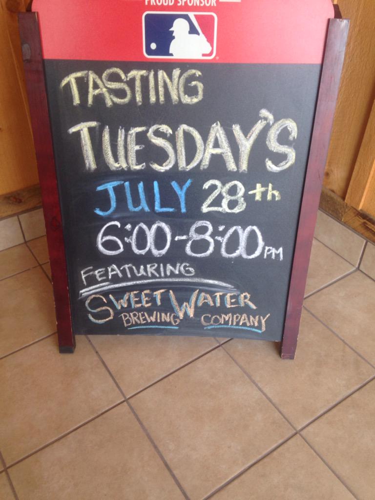 JollyCauley's tweet photo. I'll be sampling SweetWater products for the next hour here at Penn Ave Brews! Be sure to stop by! @MirthPromotions http://t.co/G9gyjzPmgL