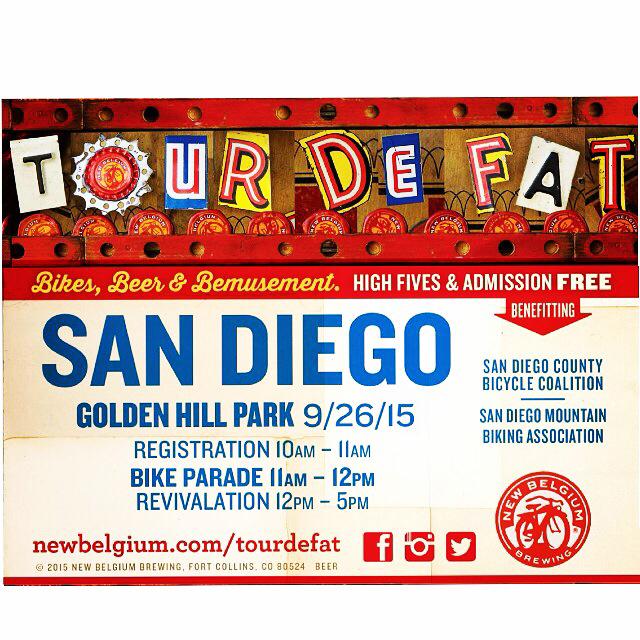 sdmba's tweet photo. Tour de Fat is headed your way!! 9/26 Golden Hill Park.  Register here:https://t.co/fNtU0u3aY5 #TourDeFat http://t.co/cw1nxRzV6p