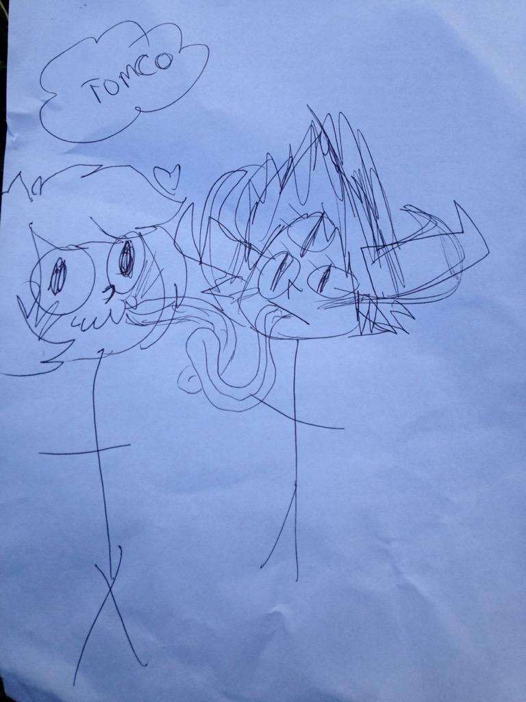 (( so this was tapped to my door))