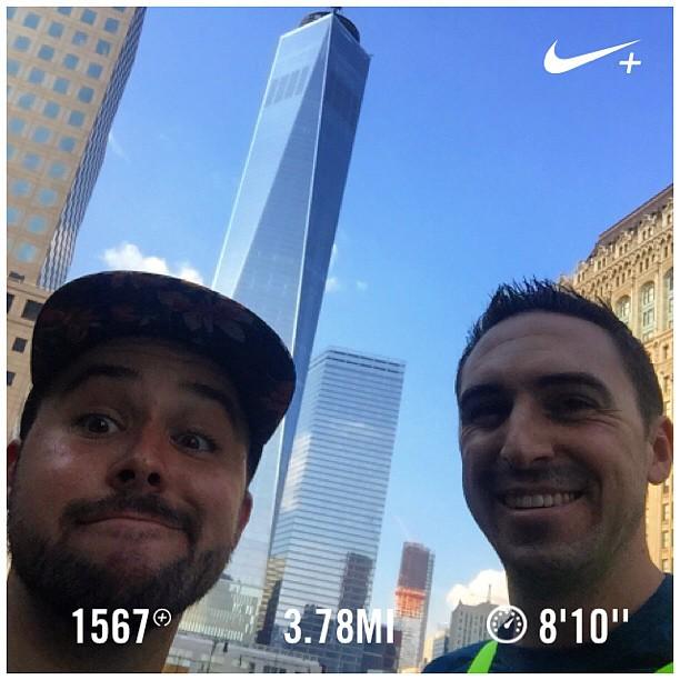 ZTodd's tweet photo. Picked up @thethirstywhale on Wall Street for some gross birthday miles. #NRC #nikeplus #summeroffast #findyourfast… http://t.co/sWAHEF15Bn