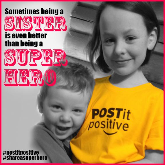 postitpositive's tweet photo. Roisin is a superhero to her brother, she is so caring today and everyday #weenurse #proudmom #shareasuperhero http://t.co/ervVbZOFuy