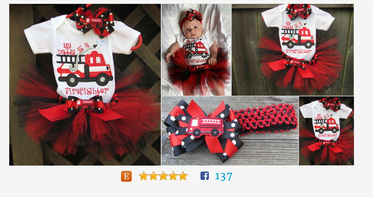 TutuLulus's tweet photo. My Daddy Is A Firefighter 3pc Tutu Outfit #shoppershour #FirefighterDaddy #BabyShower #Tutu https://t.co/it0cxWa9Uq http://t.co/UJpJVcuGBp
