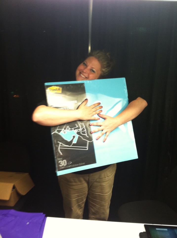 JoshASolomon's tweet photo. @emmertholly #iaapsummit2015 #post-it #3m we love our giant post-it's!!! http://t.co/u9avTUXb2C