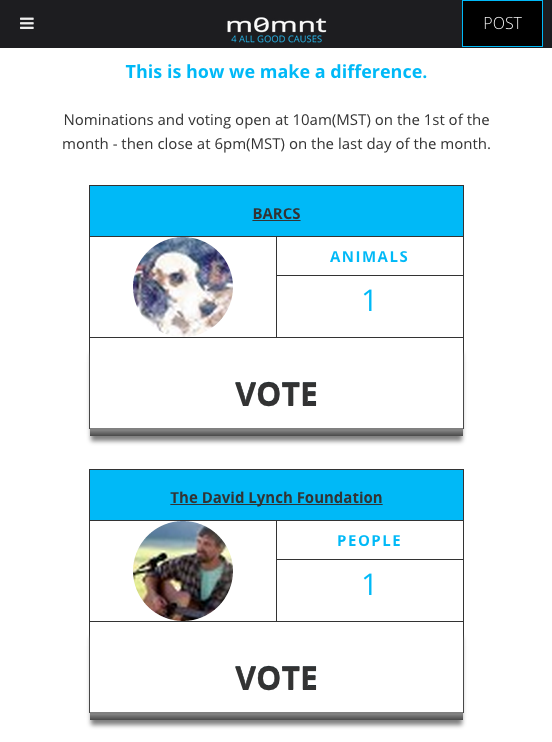 VarsityPixels's tweet image. This is how we make a difference - m0mnt.org/vote/ #vote #charity #change #philanthropy #community