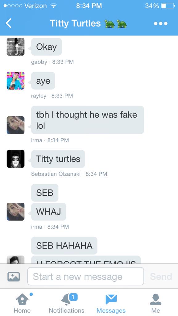 Dougie_Bear_'s tweet photo. When @SEBTSB DMs #TTSSQUAD and everyone freaks out http://t.co/ZGOKiQr0xk