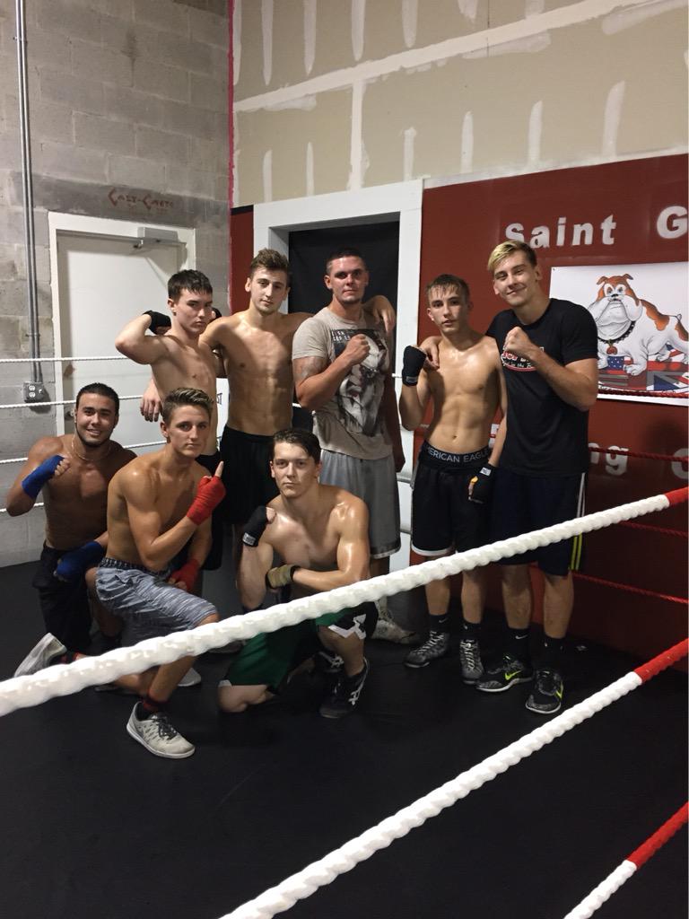 StGeorgesBoxing's tweet photo. New addition to the family @BigDawgKruuse 

Getting the fighters ready to fight on September 👊🏼 #StGeorgeBoxing http://t.co/thztj1i3Un