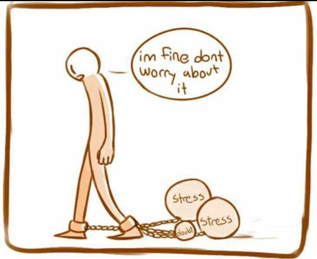 crazylifefacts_'s tweet image. The truth behind "I'm okay"