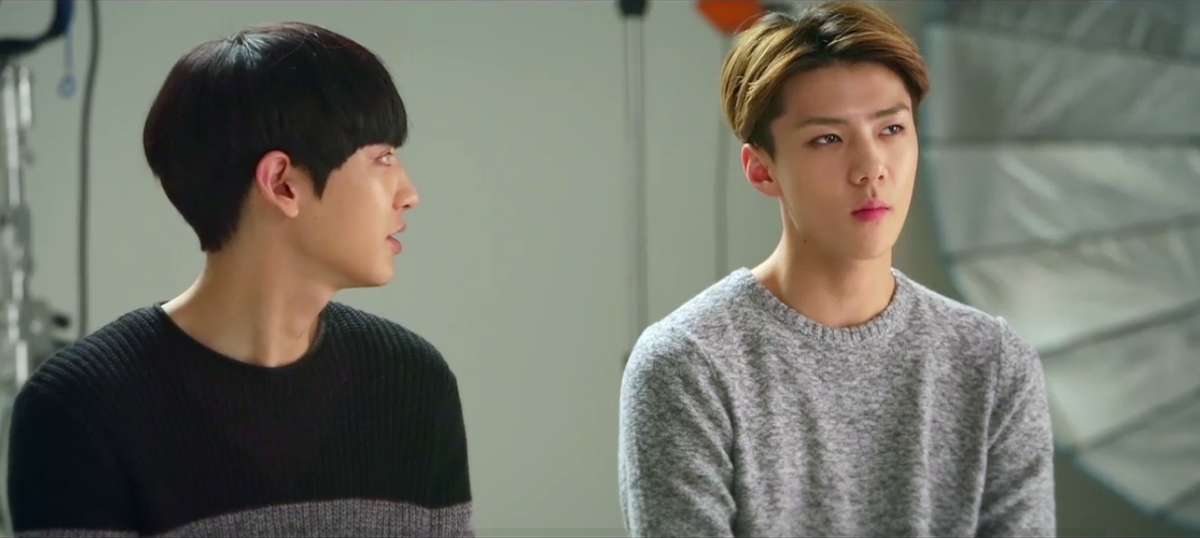 xcenyol's tweet photo. [CAP] SMTOWN THE STAGE EXO - #CHANYEOL #SEHUN http://t.co/uKoYtwCtjU