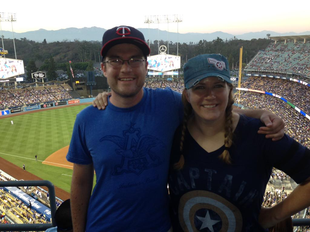 Dodger game with <a href="/AnneWestcott30/">Anne Westcott</a>!