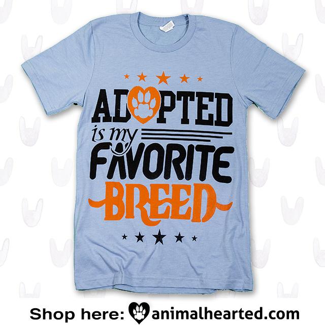 CrazyCatFreaks's tweet photo. You can get this 'Adopted Is My Favorite Breed' tee from our store: http://t.co/uXaIkekm8t http://t.co/iLgLWCQ1Sj