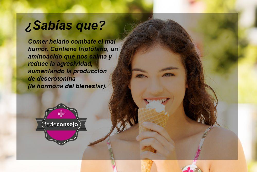¿ #SabíasQue comer #helado combate el mal humor? ¿Con este remedio quién puede estar de mal humor este #verano?