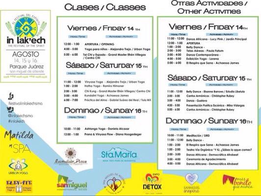 DETOXsma's tweet photo. Programa Festival #Inlakech @turismo_sma @GtoTurismo @GuanajuatoMex @SanMiguelMB @UrbanYogaSma @Inlakechsma http://t.co/2UC24CMQgO