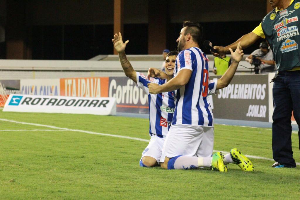 Paysandu's tweet photo. Papão vence bem o América-MG e fica em 5° na classificação da Série B. http://t.co/75hBdpDnVo