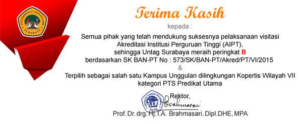 Universitas 17 Agustus 1945 Surabaya (@untagsurabaya) on Twitter photo 