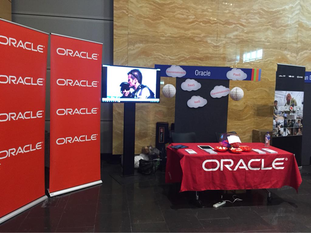 steph_sneddz's tweet photo. Come visit the oracle station at @UNSW careers fair #careersatoracle #oracle http://t.co/wc9inrKJuX