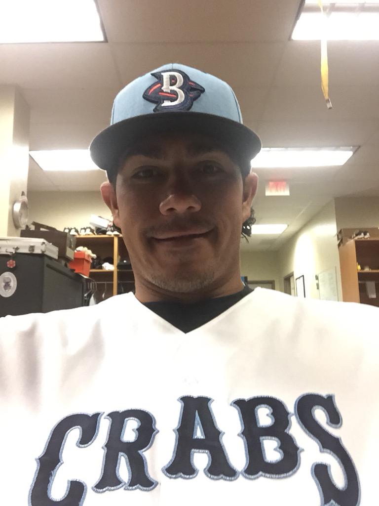 UtsSerg's tweet photo. Southern Maryland Blue Crabs. 2nd team this year, blessed to have an opportunity. http://t.co/UnF6rUCiSM