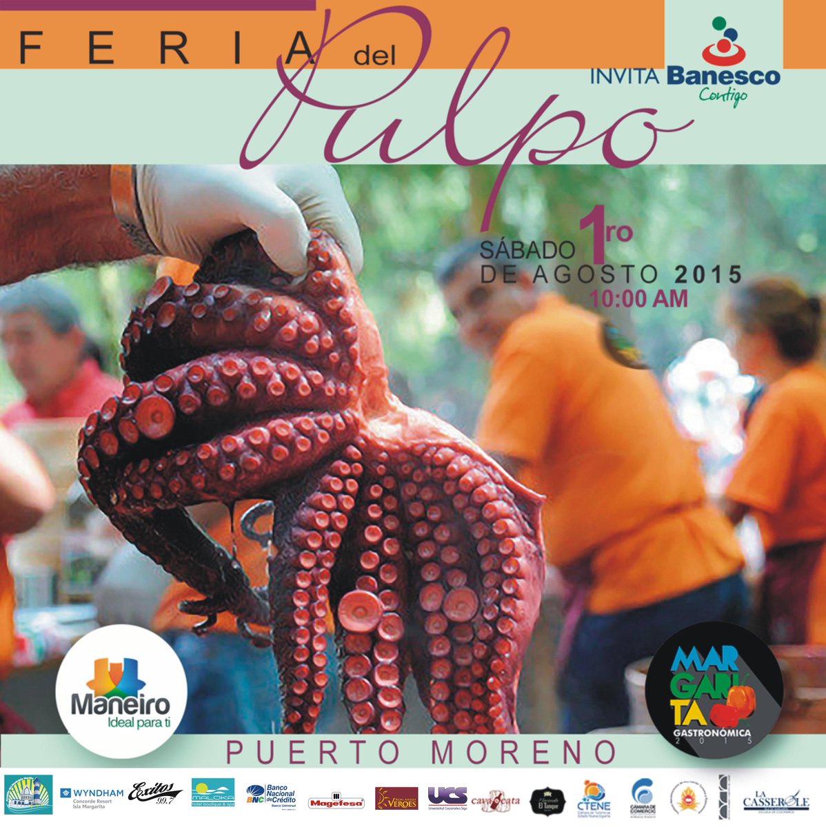 SaborMargarita's tweet photo. #2daFeriaDelPulpo 01/08 Rancheria d Puerto Moreno en Pampatar @mgastronomica @b_gastronomica @VRolfini @gourmeturbano http://t.co/MG2qNIACyd