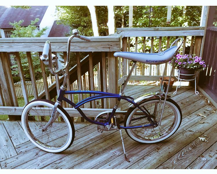 kcarroll_21's tweet photo. Been hustling like crazy to find a new owner for this 1979 #schwinn #stingray. It's been gutted and repacked #USAmade http://t.co/HX93KYdSta