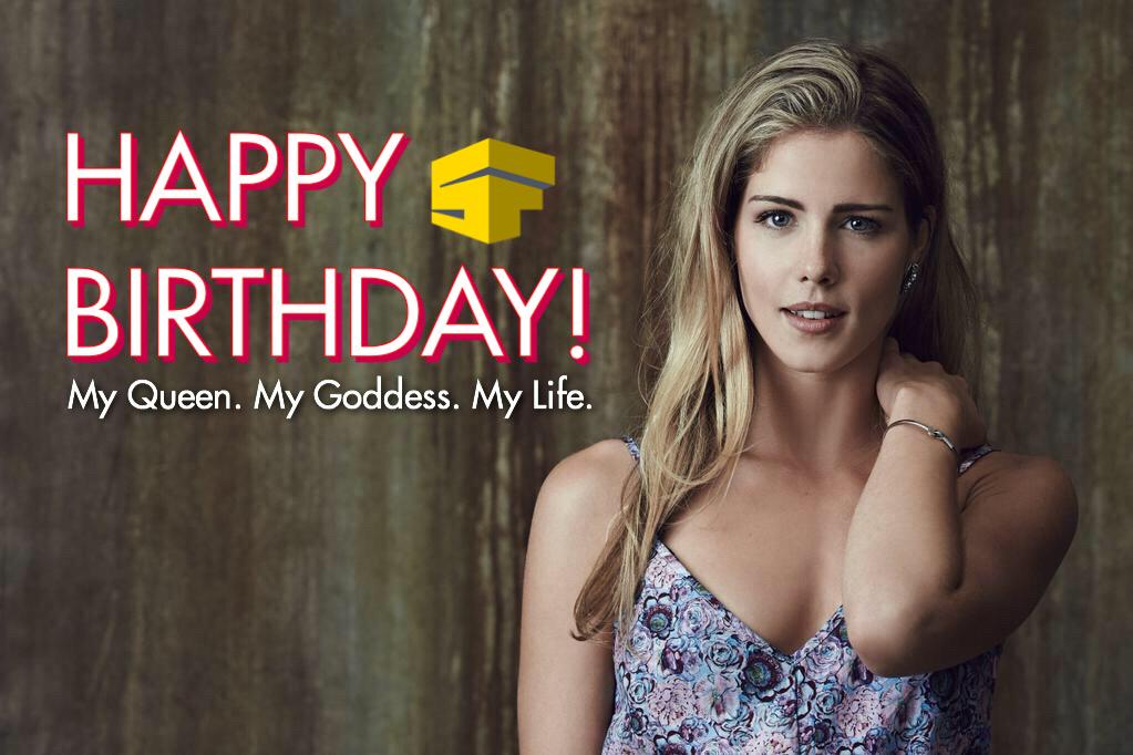   SuperheroFeed: Happy late birthday to Emily Bett Rickards! I can celebrate this woman every day. 