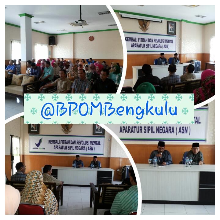 bpombengkulu's tweet photo. #HalalBiHalal Kembali Fitrah dan Revolusi Mental Aparatur Sipil Negara (ASN) @BPOM_RI @BPOMZulkifli @RoySparringa http://t.co/mzNbOFcEyY