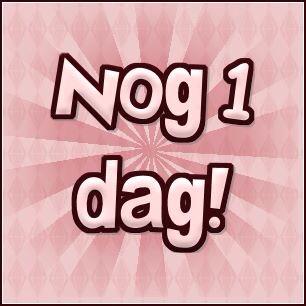 Morgen is het dan zover. Een retweet als je erbij bent!!