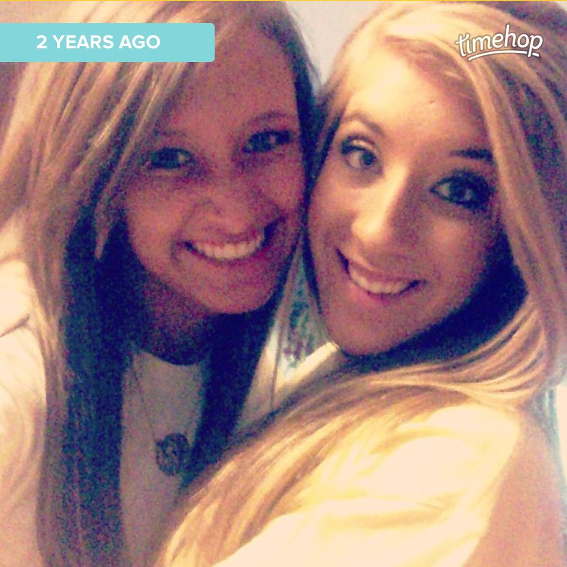 speakingofmadi's tweet photo. #timehop I have side bangs and you have blonde hair... @AyyButts 😍😎 http://t.co/dmPKTN3YEm http://t.co/Mb7L77aMBN