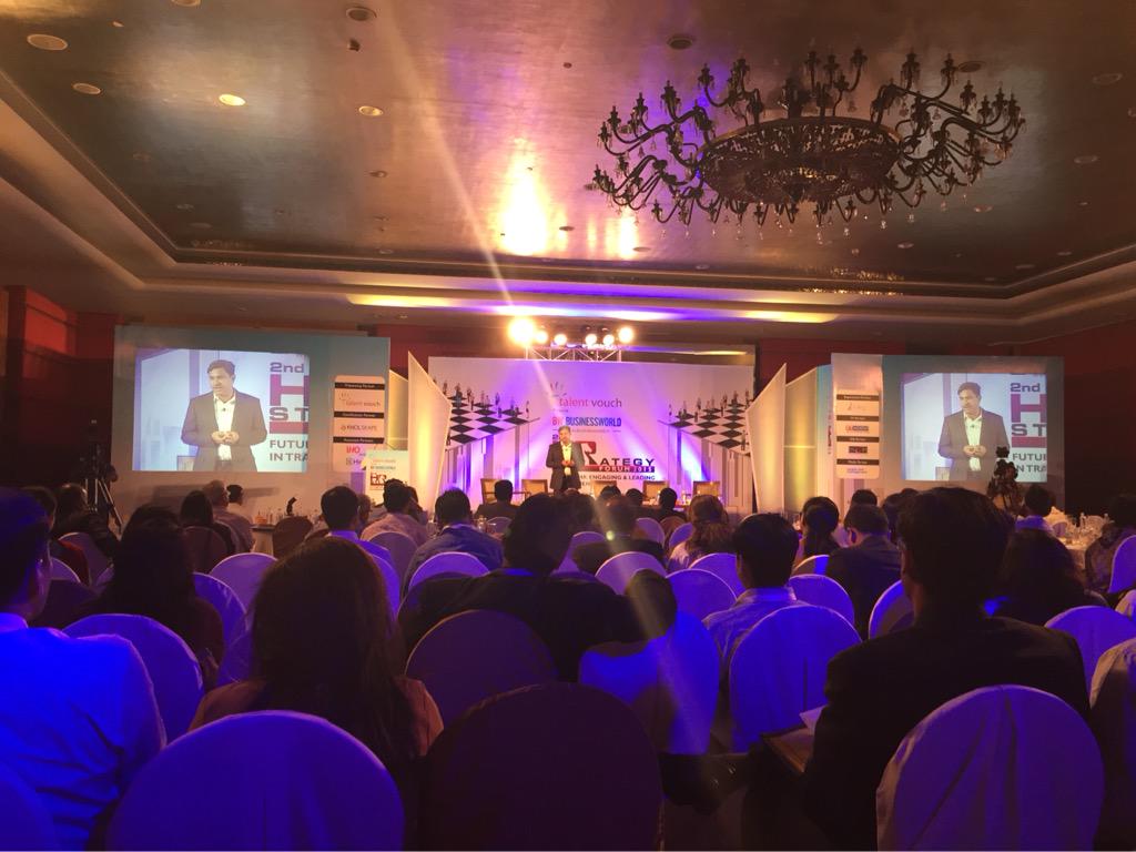 hrstrategyforum's tweet photo. Sudhakar Adapa talking about the employee referral strategy @talentvouch #HR #HRStrategyForum http://t.co/ab4l2aAdG0