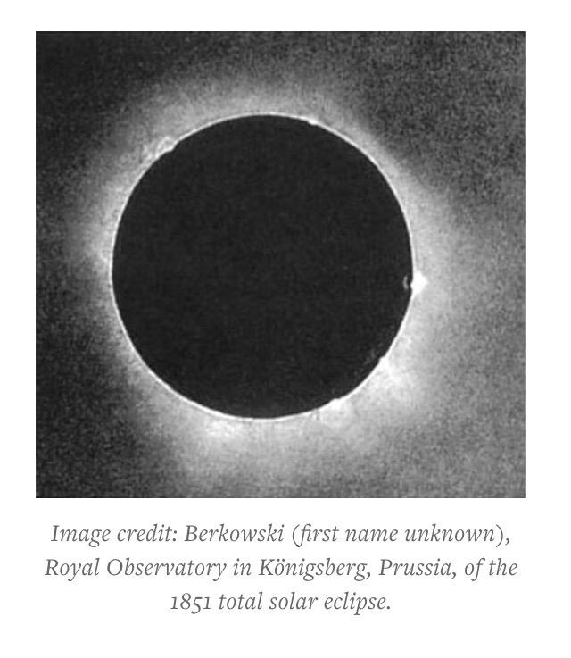 Resultado de imagen para Julius Friedrich Berkowski eclipse