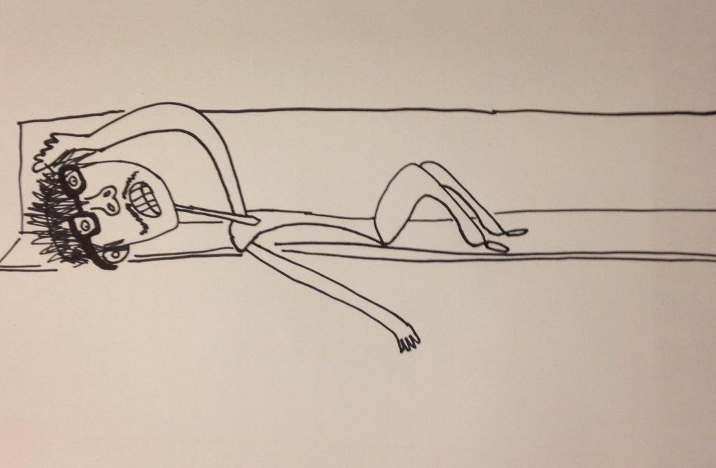 poorlydrawnjoyw's tweet photo. Even if I am laid out on white sheets http://t.co/31Hw4qKA9J